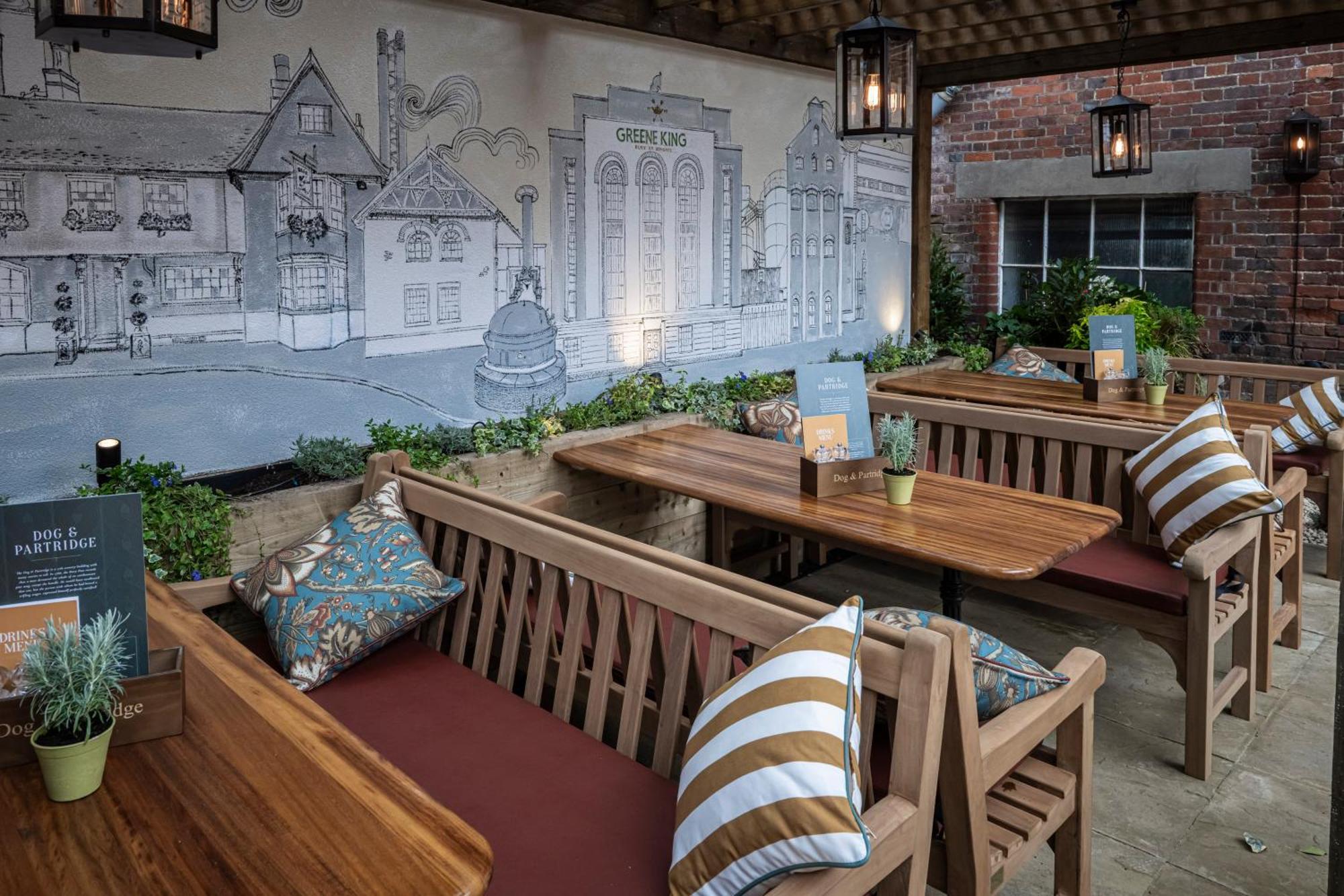 Dog And Partridge By Greene King Inns Bury St. Edmunds Exterior photo